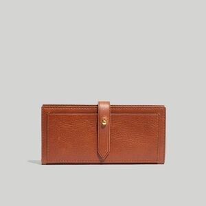 Madewell The Post Wallet in English Saddle